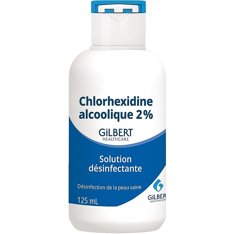 Chlorhéxidine alcoolique 2% – 125 ml