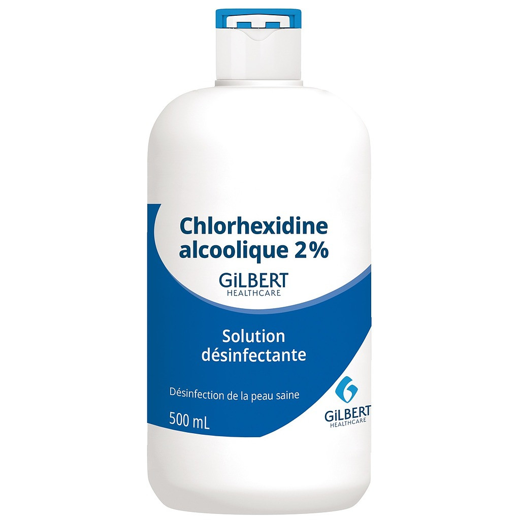 Chlorhéxidine alcoolique 2% – 500 ml