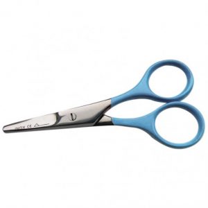 CISEAUX VERT BOUTS MOUSSE 12CM